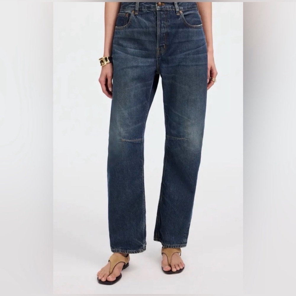 Madewell The Darted Barrel Leg Jean Size 24T